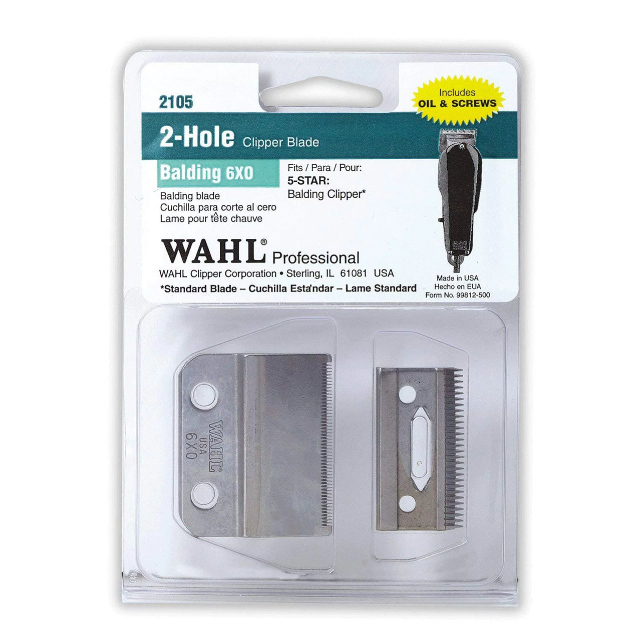 Wahl Balding Blade 2105 Professional-Grade Designed to Provide an Ultra Close Shave