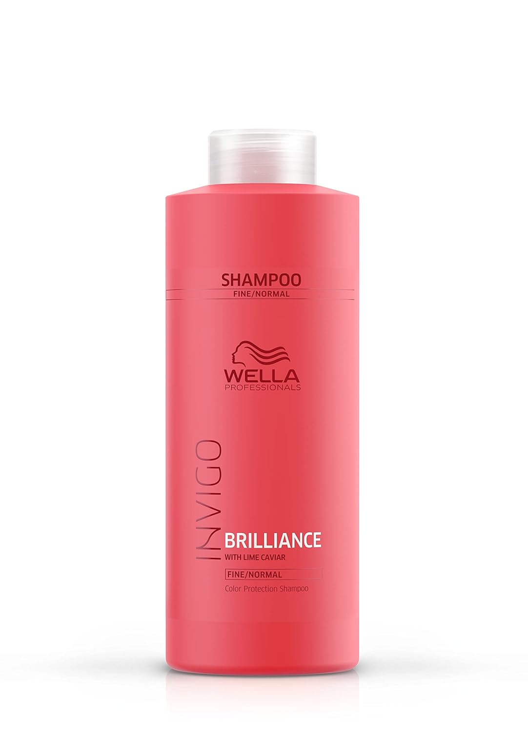 Wella Professionals Invigo Brilliance Shampoo for Fine Normal Colored Hair, Professional Color Protecting & Color Vibrancy Shampoo, 33.8 Fl oz