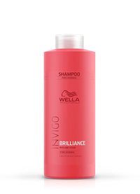 Thumbnail for Wella Professionals Invigo Brilliance Shampoo for Fine Normal Colored Hair, Professional Color Protecting & Color Vibrancy Shampoo, 33.8 Fl oz