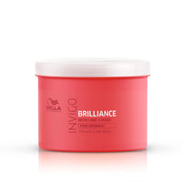 Thumbnail for Wella Professionals Invigo Brilliance Hair Mask for Fine/Normal Colored Hair, Conditioning Treatment, Color Vibrancy Mask