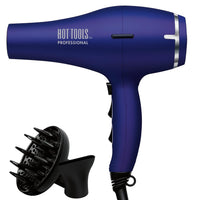 Thumbnail for Hot Tools Blue Tourmaline Tools 2000 Turbo Ionic Dryer with 6 Speed Settings for all Hair Types