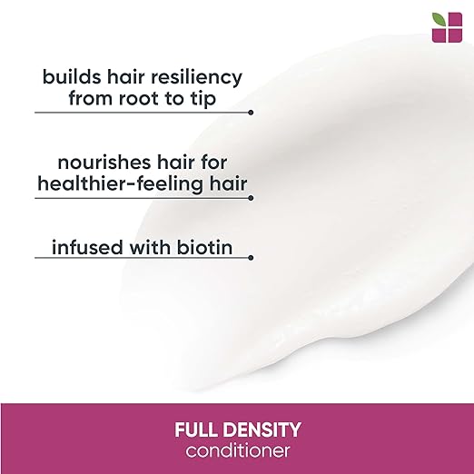 Biolage Full Density Thickening Conditioner | Moisturizes & Adds Fullness | With Biotin | For Thin & Fine Hair Types | Vegan | Cruelty-Free