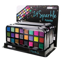 Thumbnail for BEAUTY TREATS 24 Sparkle Palette (Cream Based Glitter) Display Set 12 Pieces