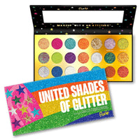 Thumbnail for RUDE United Shades of Glitter - 21 Pressed Glitter Palette