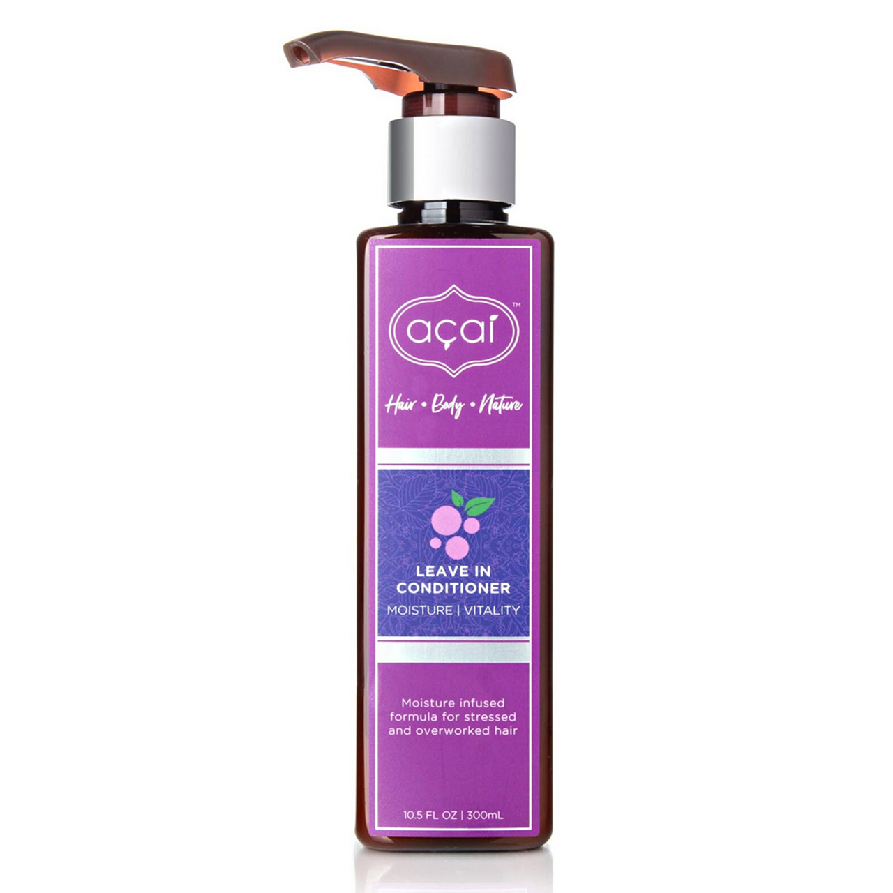 Acai Leave in Conditioner Moisture Infused Formula For Stressed And Overworked Hair