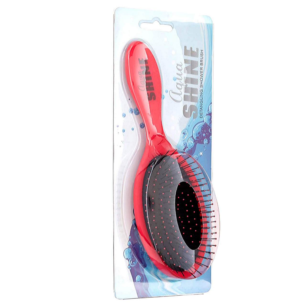 Wet Dry Brush Soft Flexible Bristles Detangles and Smooths with Ease - Pink