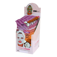 Thumbnail for BEAUTY TREATS Coconut Ultra Hydrating Hydrating Shea Butter Mask - Display Box 24 Pcs