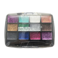 Thumbnail for BEAUTY TREATS 12 Colors Glitter Palette
