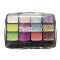Thumbnail for BEAUTY TREATS 12 Colors Glitter Palette