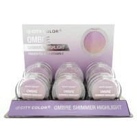 Thumbnail for CITY COLOR Shimmer Ombre Highlight  - Amethyst Display Set, 12 Pieces