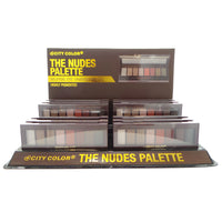 Thumbnail for CITY COLOR The Nudes Eyeshadow Palette Display Set, 12 Pieces