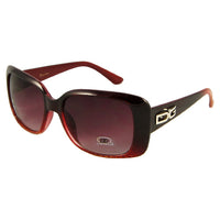 Thumbnail for DG Sunglasses Oversized DG26963 - Burgandy