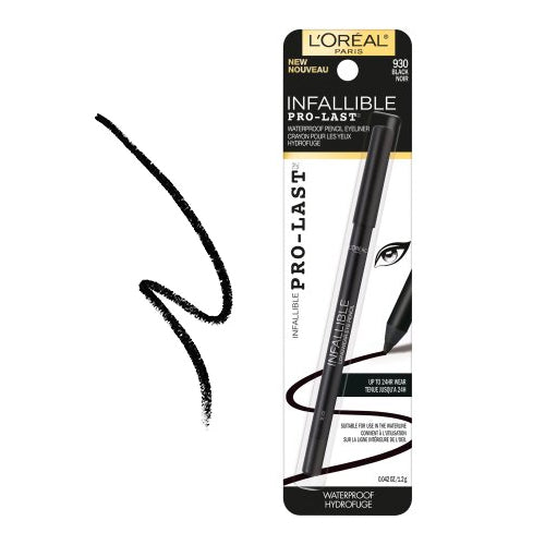 L'OREAL Infallible Pro-Last Waterproof Pencil Eyeliner - Black