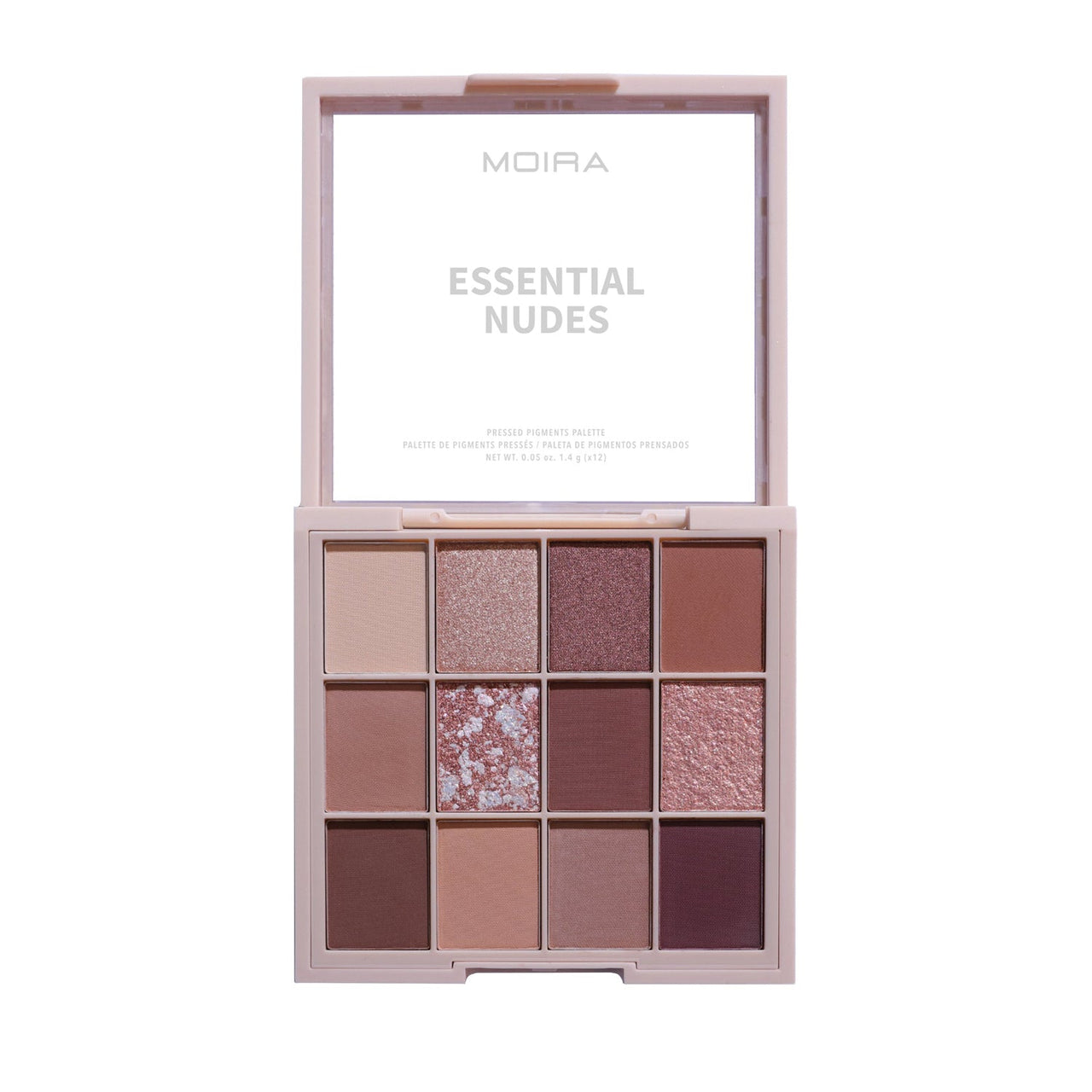MOIRA Pressed Pigments Palette -  Essential Nudes