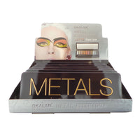 Thumbnail for OKALAN Natural Color Metal Eyeshadow Display Set, 6 Pieces