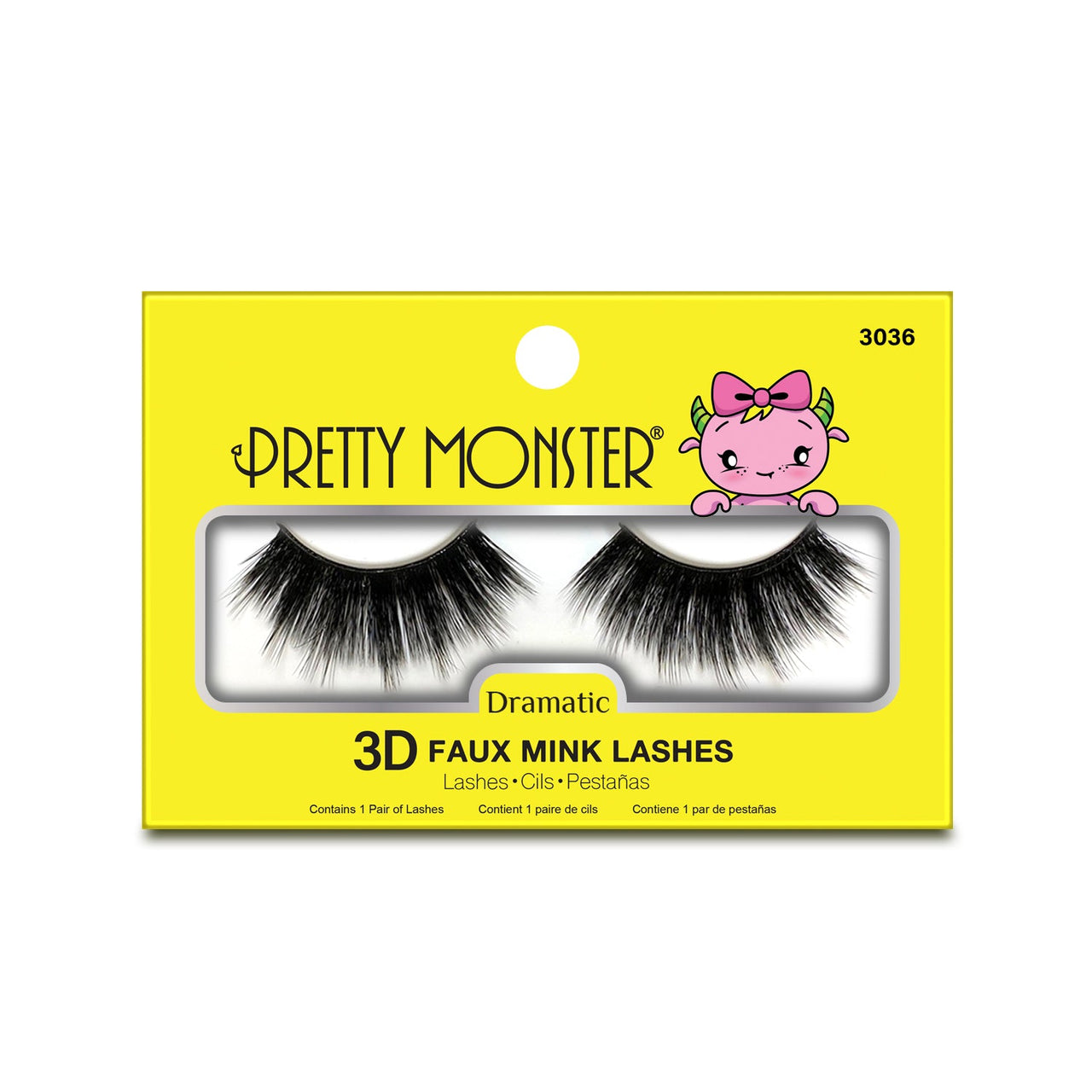 Pretty Monster Dramatic 3D Faux Mink Lashes