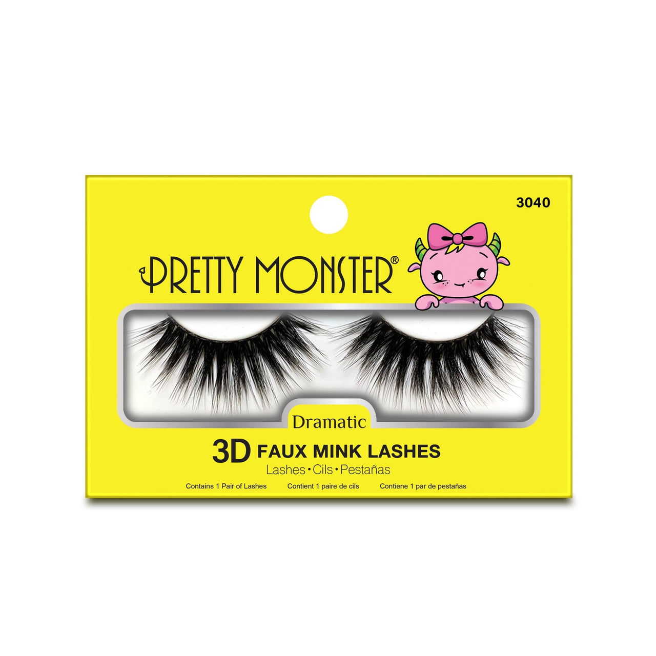 Pretty Monster Dramatic 3D Faux Mink Lashes