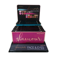 Thumbnail for PROFUSION Glamour 16 Color Face & Eyes Palette Display Set, 10 pcs