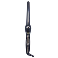 Thumbnail for Digital 25-18mm Tourmaline Ceramic Curling Iron Clipless Hair Twister Black
