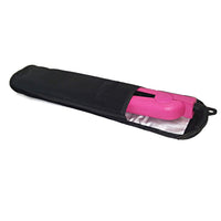 Thumbnail for Straightener and Twister Travel Pouch Opens to Become a Thermal Protection Mat - Black