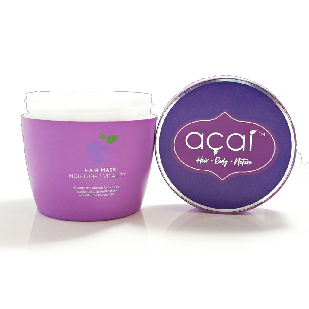 Acai Hair Mask Creamy, Rich, Intense Formula That Reconstructs Strengthens And Smooths The Hair Cuticle