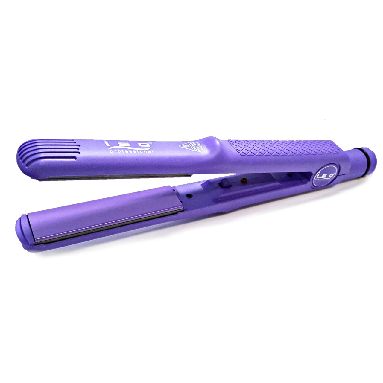 Turbo Silk 1.25" Tourmalin Ceramic Flat Iron Anti-Frizz Hair Straightener Purple
