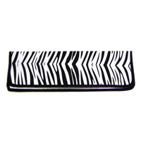 Thumbnail for Heat Protective Mat Soft Touch Felt Exterior Velcro Closure for Easy Travel - White Zebra