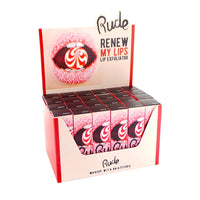 Thumbnail for RUDE Renew My Lips Lip Exfoliator Display Set, 24 Pieces