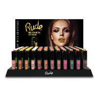Thumbnail for RUDE Molten Metal Lip Color Display Set, 144 Pieces + 12 Testers