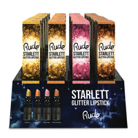 Thumbnail for RUDE Starlett Lip Glitter Acrylic Display Set, 48 Pieces