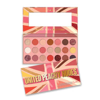 Thumbnail for RUDE United Peachy Nudes - 21 Pressed Pigment & Shadows Palette
