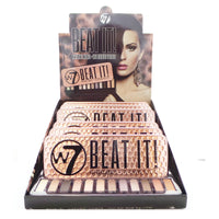 Thumbnail for W7 BEAT IT Natural Nudes Eye Colour Palette Display Set, 6 Pieces plus Display Tester