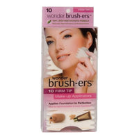 Thumbnail for Wonder Brush-ers Make-up Applicators - 10 Firm Tip - White
