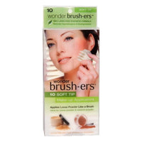 Thumbnail for Wonder Brush-ers Make-up Applicators - 10 Soft Tip - White