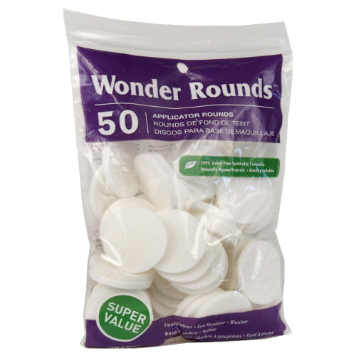 Wonder Rounds 50 Applicator Rounds - White