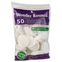 Thumbnail for Wonder Rounds 50 Applicator Rounds - White