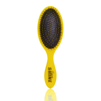 Thumbnail for Wet Dry Brush Soft Flexible Bristles Detangles and Smooths with Ease - Yellow