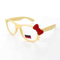 Thumbnail for KITTY Junior Fashion Glasses Wayfarer KT01STCL - White