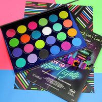 Thumbnail for RUDE City of Neon Lights - 24 Vibrant Pigment & Eyeshadow Palette