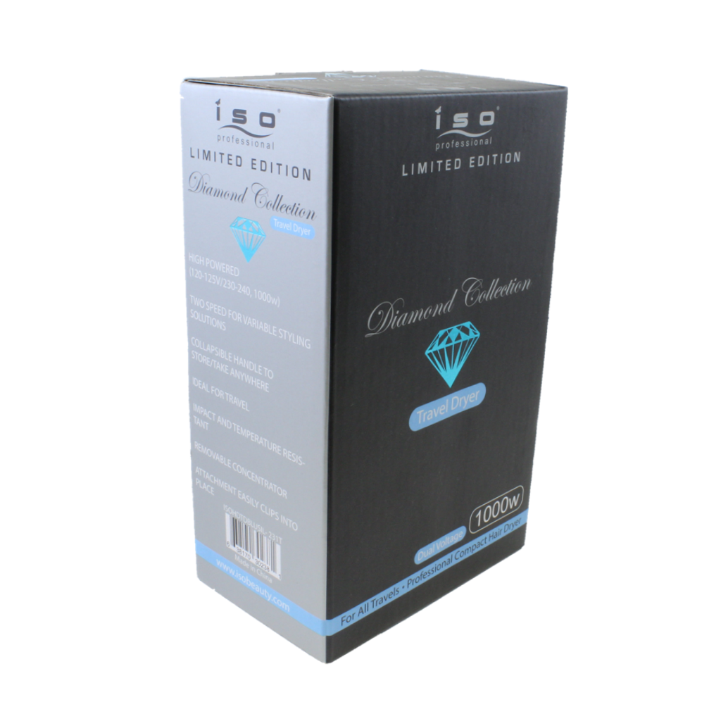 Lightweight Diamond 1000w Mini-Dryer Salon Power on the Go