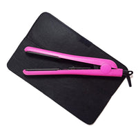 Thumbnail for Heat Protective Mat Soft Touch Felt Exterior Velcro Closure for Easy Travel - Black