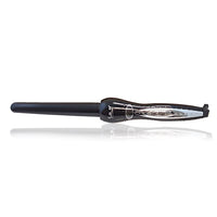 Thumbnail for Digital 25-18mm Tourmaline Ceramic Curling Iron Clipless Hair Twister Black