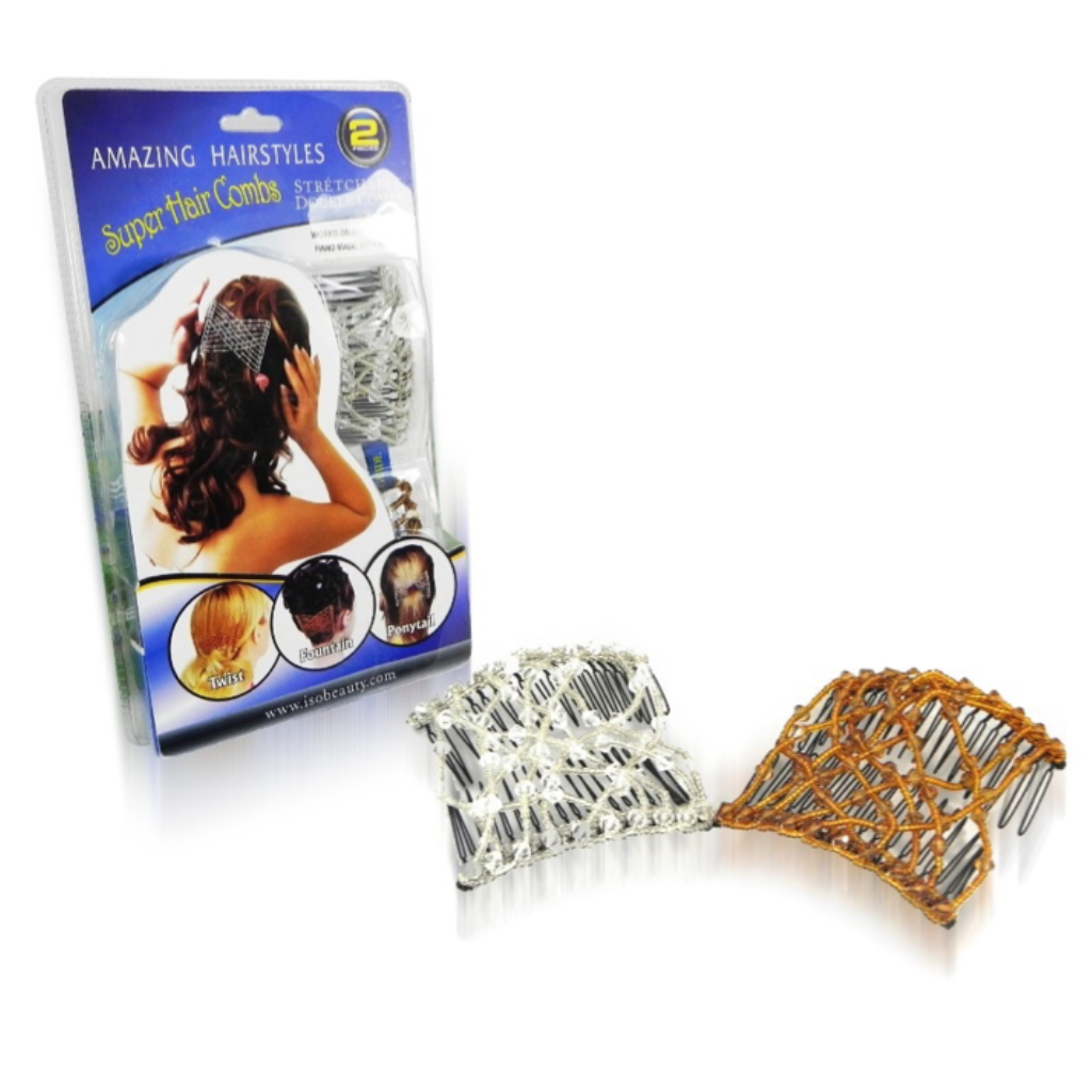 Beaded Super Hair Comb Styles Your Look While Securing Your Hair Firmly in Place for All Hair Types