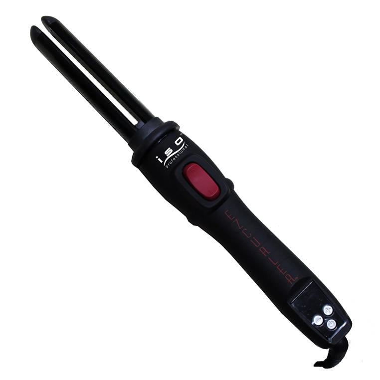 EZ Styling Curler Spinning Ceramic Tourmaline Plates with Digital Temperature Controls and Protective Glove