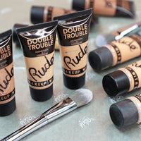 Thumbnail for RUDE Double Trouble Foundation + Concealer Acrylic Display Set, 108 Pieces