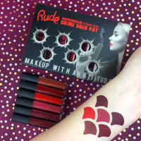 Thumbnail for RUDE Crime Does Pay 6 Notorious Liquid Lip Color Set - Dark