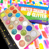 Thumbnail for RUDE United Shades of Glitter - 21 Pressed Glitter Palette