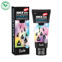 Thumbnail for RUDE Suck'em Out Charcoal Blackhead Nose Peel-off Pack Display Set, 12 Pieces